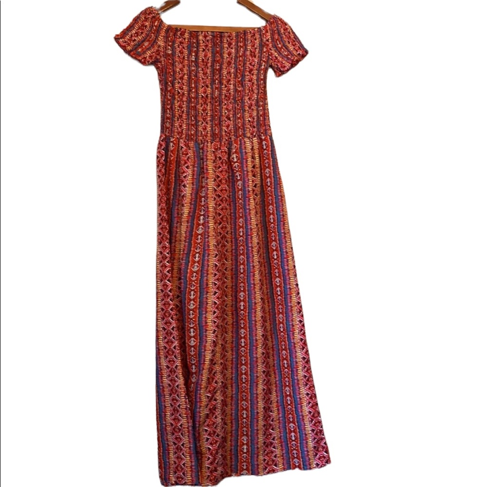 Off the Shoulder Maxi Dress
